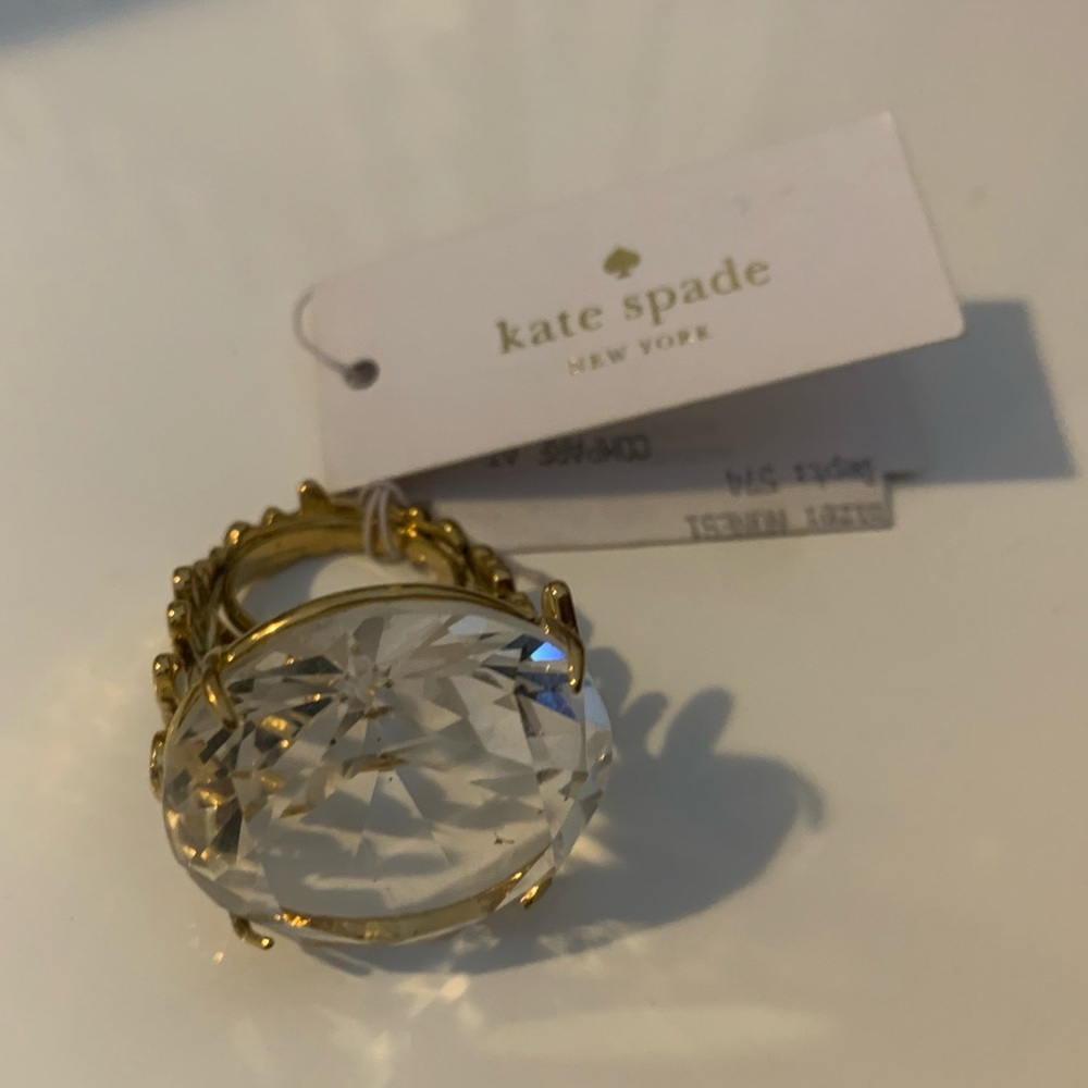 Kate Spade Large Diamond Cocktail Ring